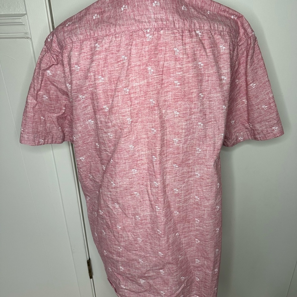 Denim & Flower Red Casual Button Down Shirt size XL - Picture 3 of 7